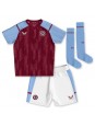 Aston Villa Moussa Diaby #19 Heimtrikotsatz für Kinder 2023-24 Kurzarm (+ Kurze Hosen)